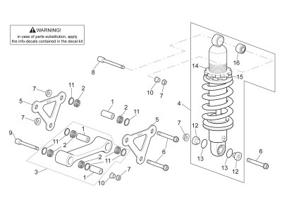 Μπιέλα και αμορτισέρ πίσω
